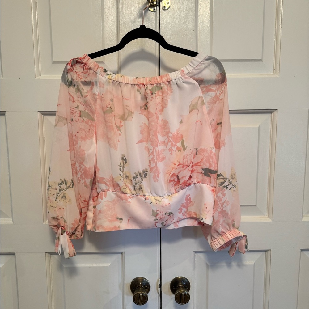 Floral Off-Shoulder Blouse